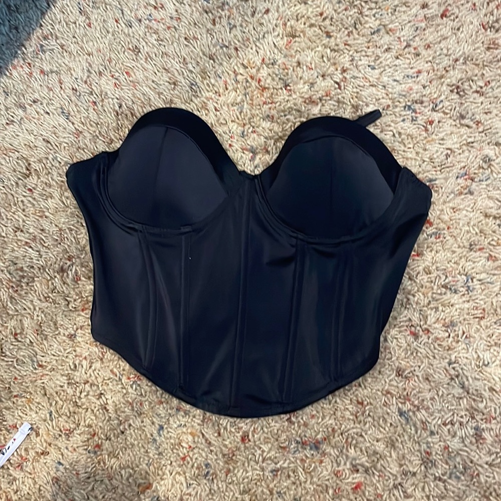 Black corset top
